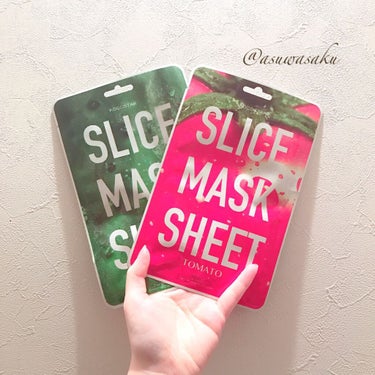 Slice mask sheet トマト/KOCOSTAR(ココスター)/シートマスク・パックを使ったクチコミ（1枚目）