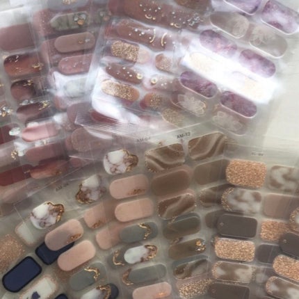 ネイルシール/Qoo10/ネイルシールを使ったクチコミ(4枚目)