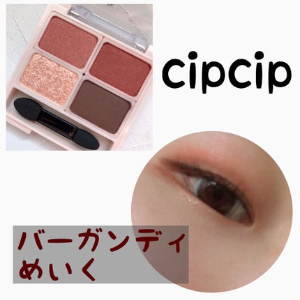 ドレッシーシャドウ/CipiCipi/アイシャドウパレットを使ったクチコミ(1枚目)