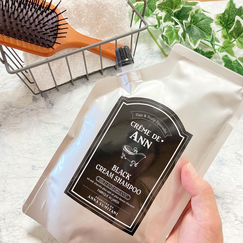 ブラッククリームシャンプー/creme de Ann/市販シャンプーを使ったクチコミ(2枚目)
