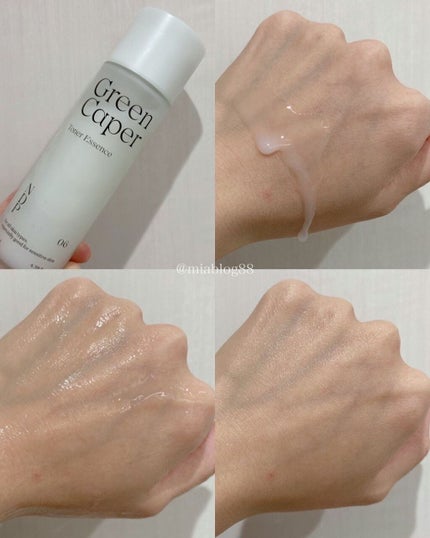 Green Caper Toner Essence/NATURAL DERMA PROJECT/化粧水を使ったクチコミ(4枚目)