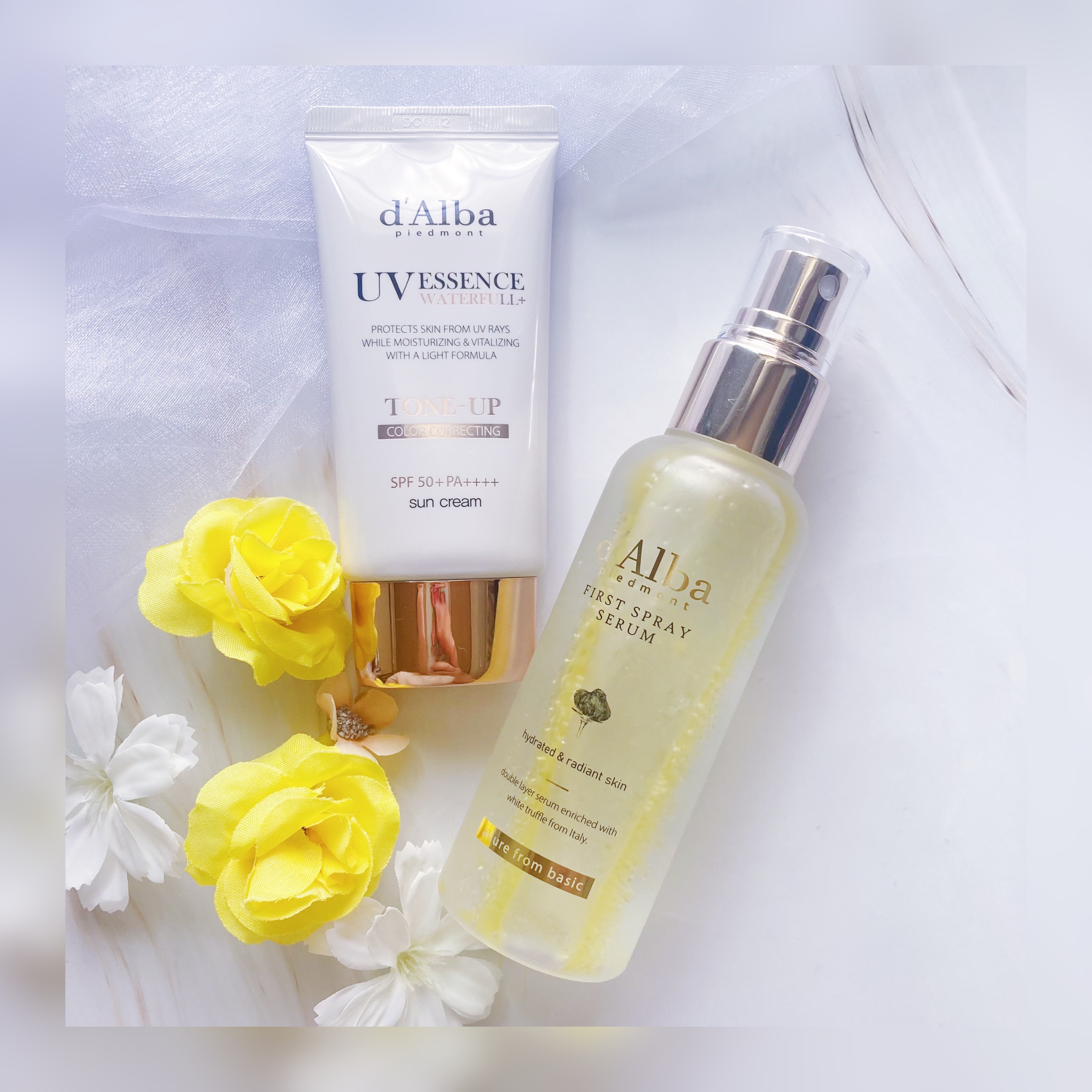 ダルバ ホワイトトリュフファーストスプレーセラム/ダルバ/ミスト状化粧水を使ったクチコミ（1枚目）