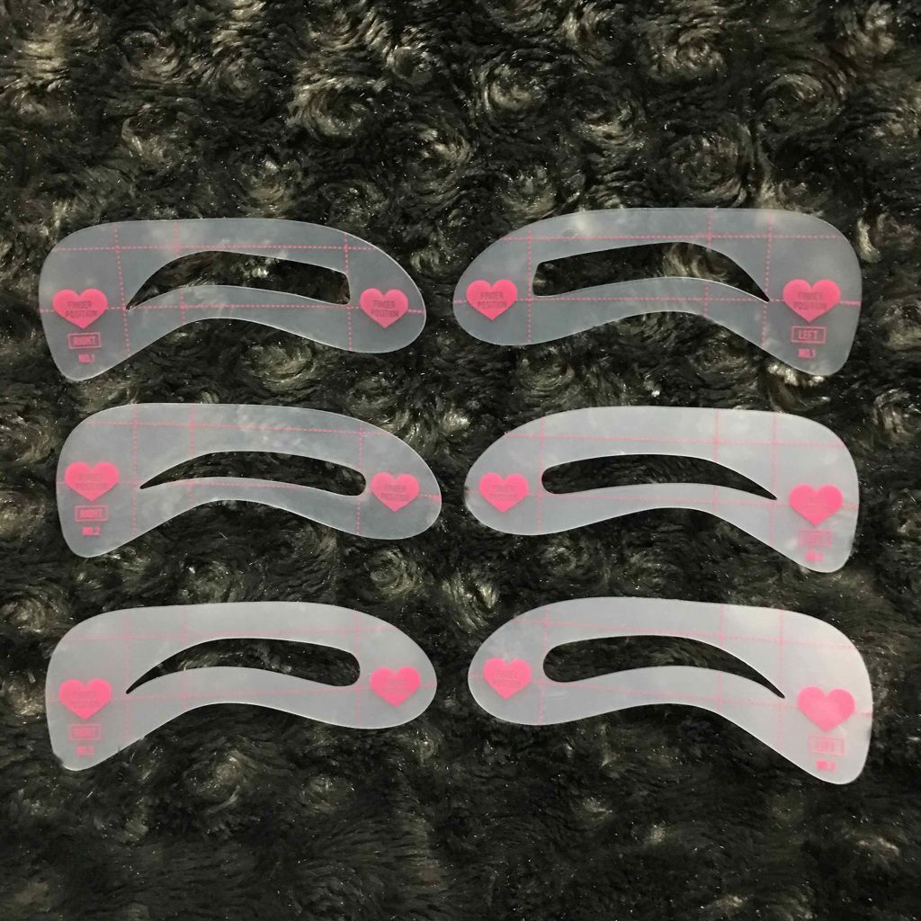 アイブロウテンプレート/セリア/その他アイブロウを使ったクチコミ(3枚目)