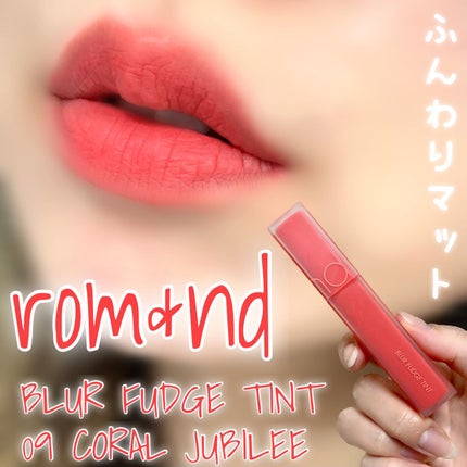 rom&nd ブラーファッジティント/rom&nd/リップティントを使ったクチコミ(1枚目)