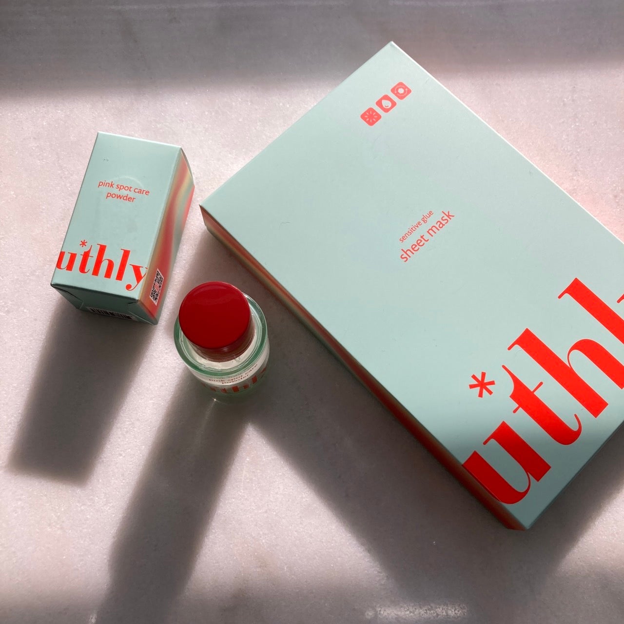 ピンクスポットケアパウダー/uthly/その他スキンケアを使ったクチコミ(2枚目)