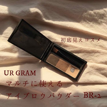 UR GLAM　EYEBROW POWDER/U R GLAM/パウダーアイブロウを使ったクチコミ（1枚目）