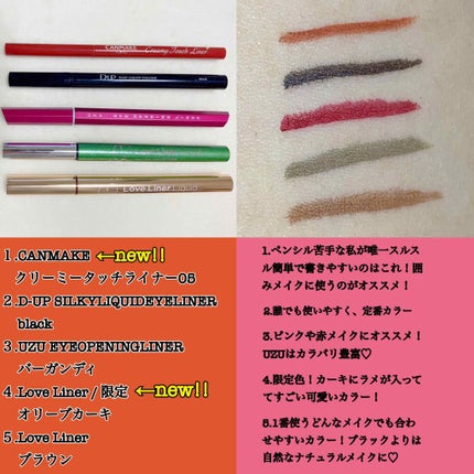 EYE OPENING LINER/UZU BY FLOWFUSHI/リキッドアイライナーを使ったクチコミ(2枚目)