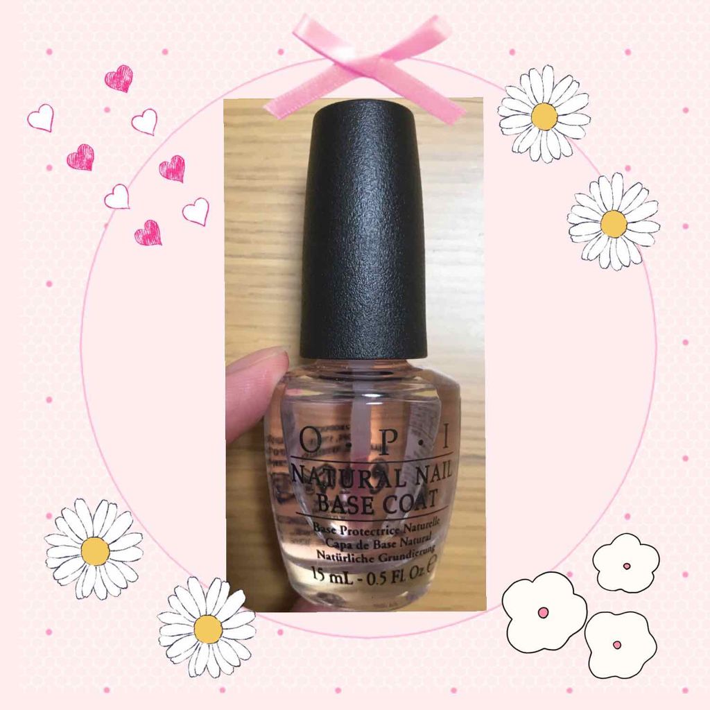 ナチュラルネイル ベースコート/O・P・I/ネイルベースコートを使ったクチコミ（1枚目）