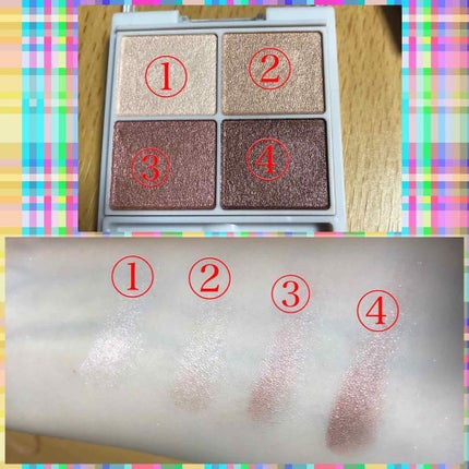 シルキースフレアイズ/キャンメイク/アイシャドウパレットを使ったクチコミ(3枚目)