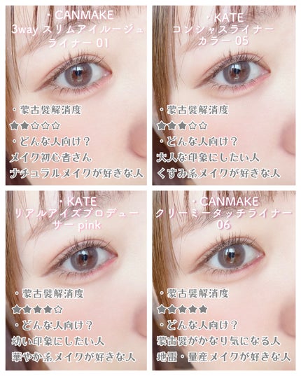 クリーミータッチライナー/キャンメイク/ジェルアイライナーを使ったクチコミ(7枚目)