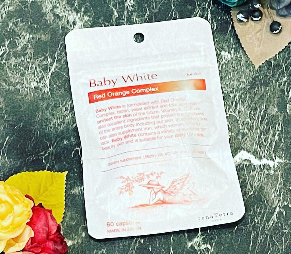 Baby White 60粒/renaTerra/美容サプリメントを使ったクチコミ（2枚目）