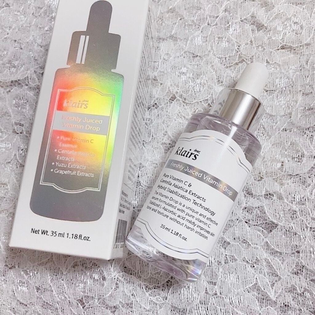 フレッシュリージュースドビタミンドロップ(35ml)/Klairs/美容液を使ったクチコミ(1枚目)