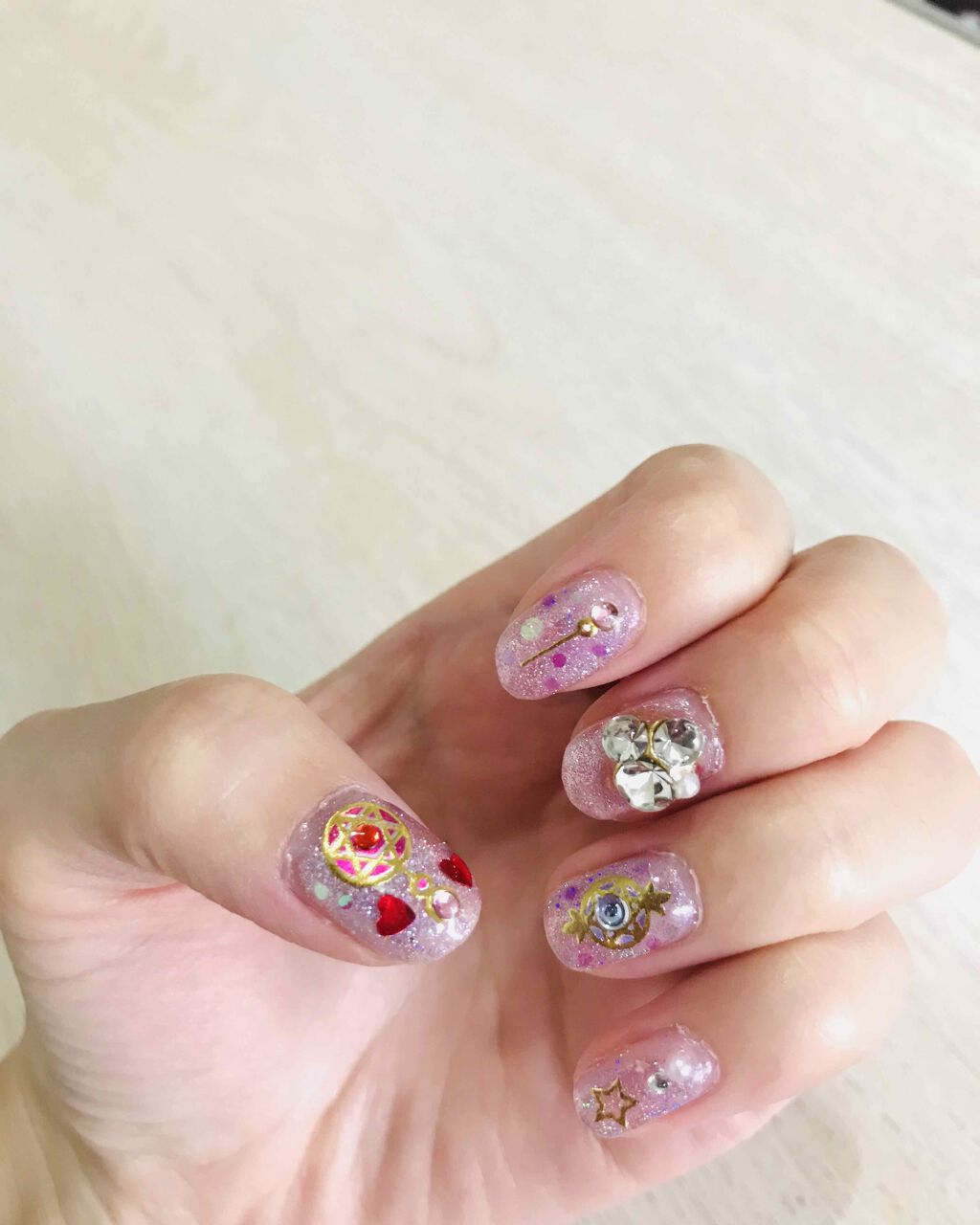 ネイルシール/キャンドゥ/ネイルシールを使ったクチコミ(2枚目)