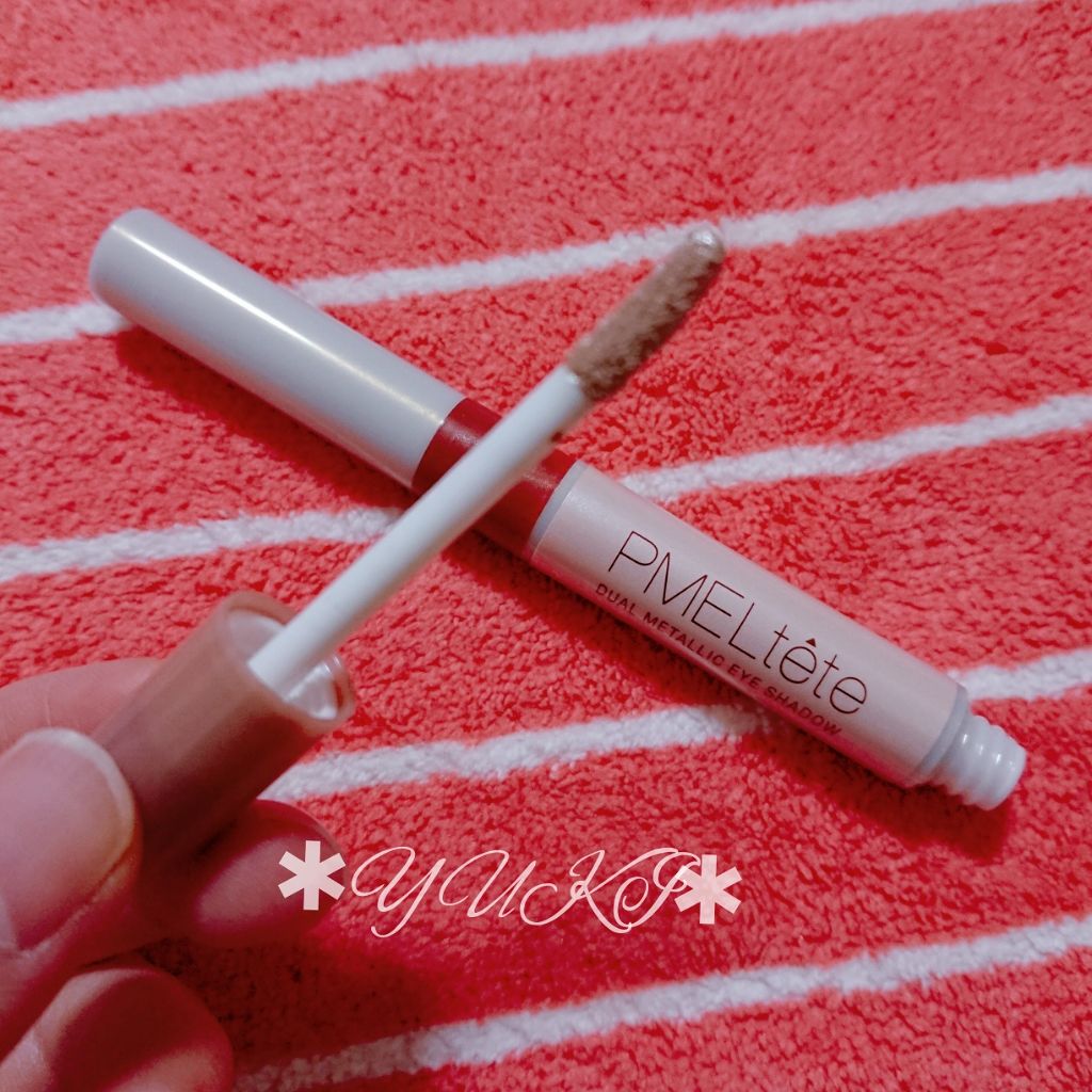 ピメルテット デュアルメタリックアイシャドウ/pdc/リキッドアイシャドウを使ったクチコミ(2枚目)