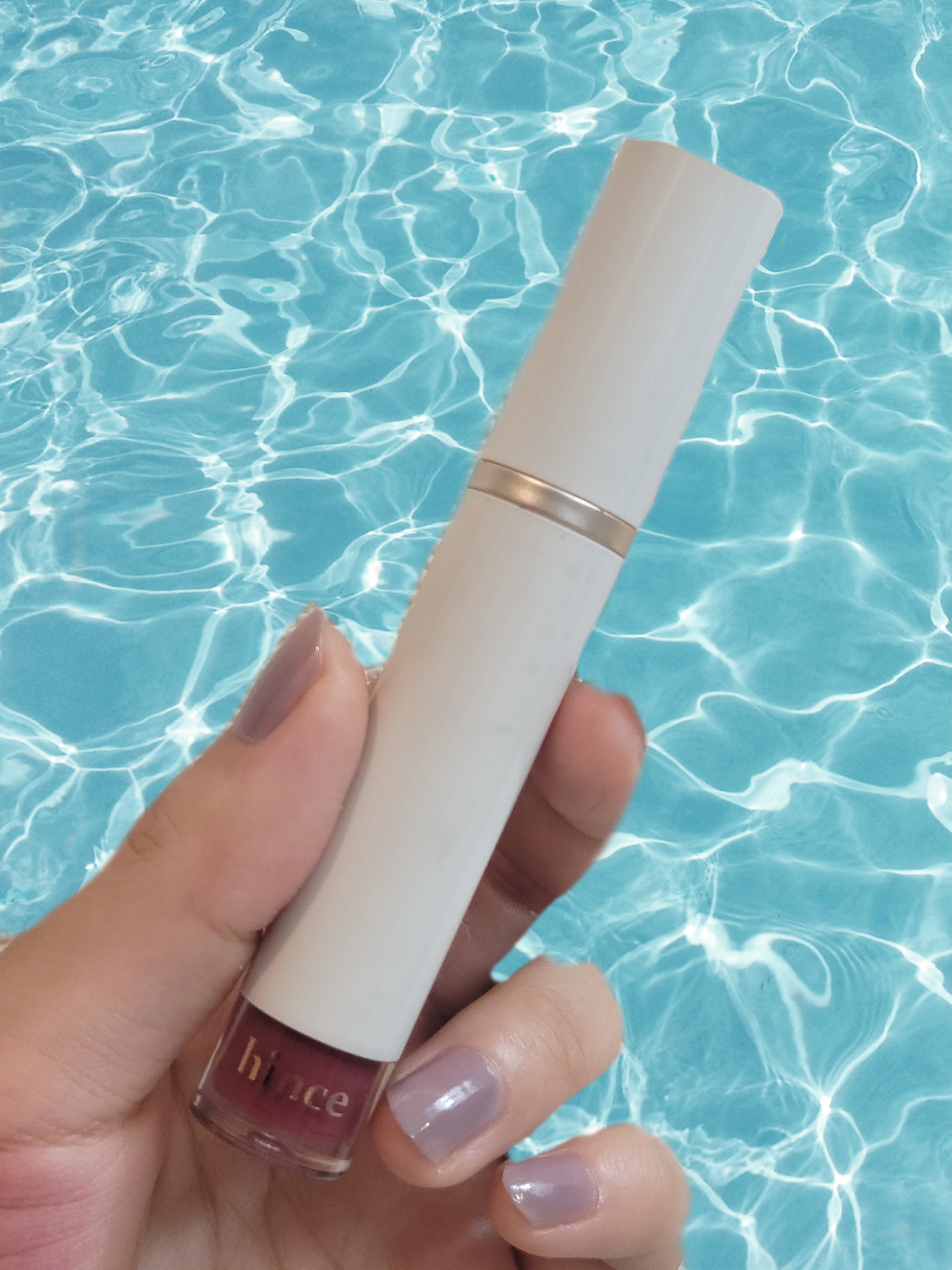 ムードインハンサーウォーターリキッドグロウ/hince/口紅を使ったクチコミ（1枚目）