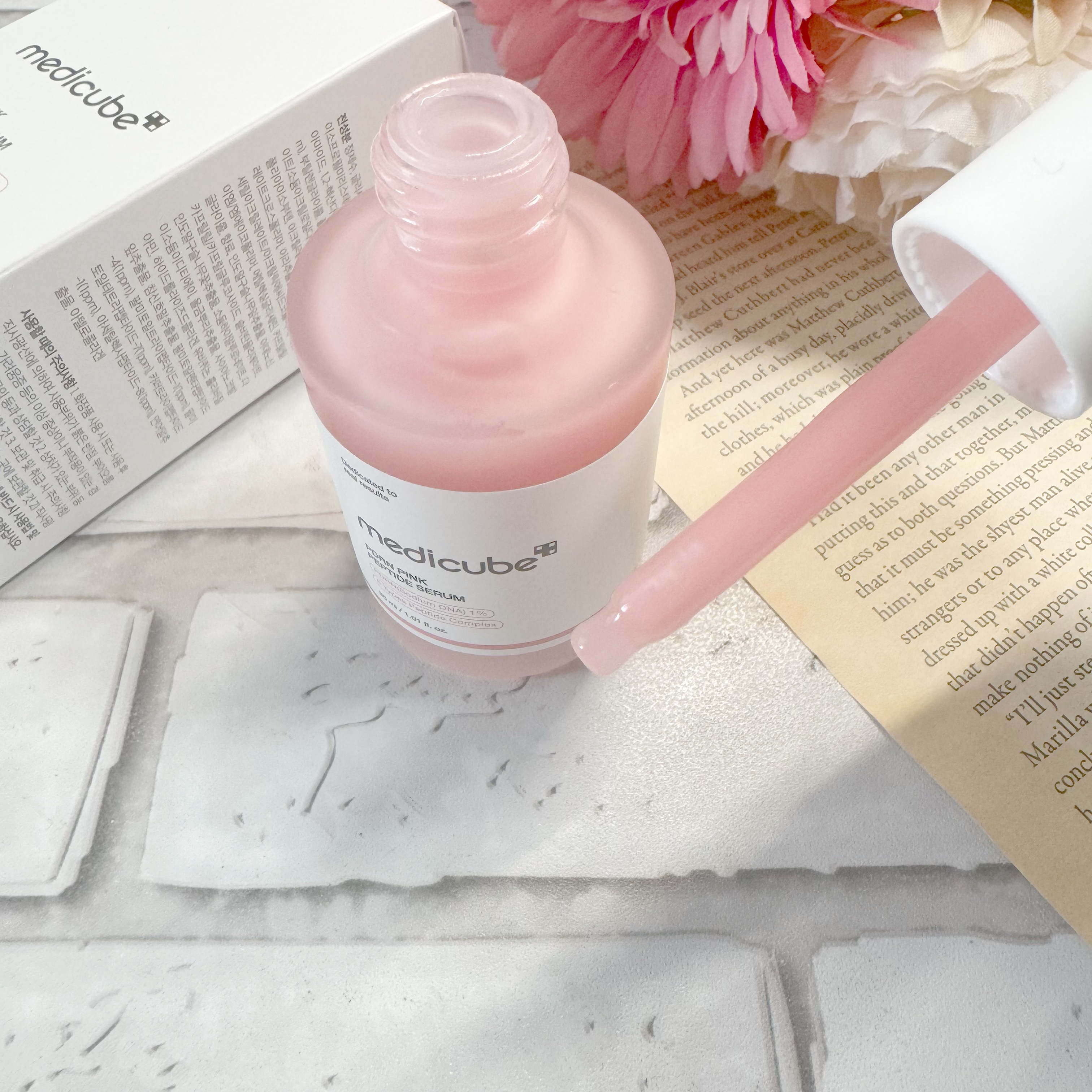 PDRNピンクアンプル PDRN 10,000ppm配合/MEDICUBE/美容液を使ったクチコミ（2枚目）