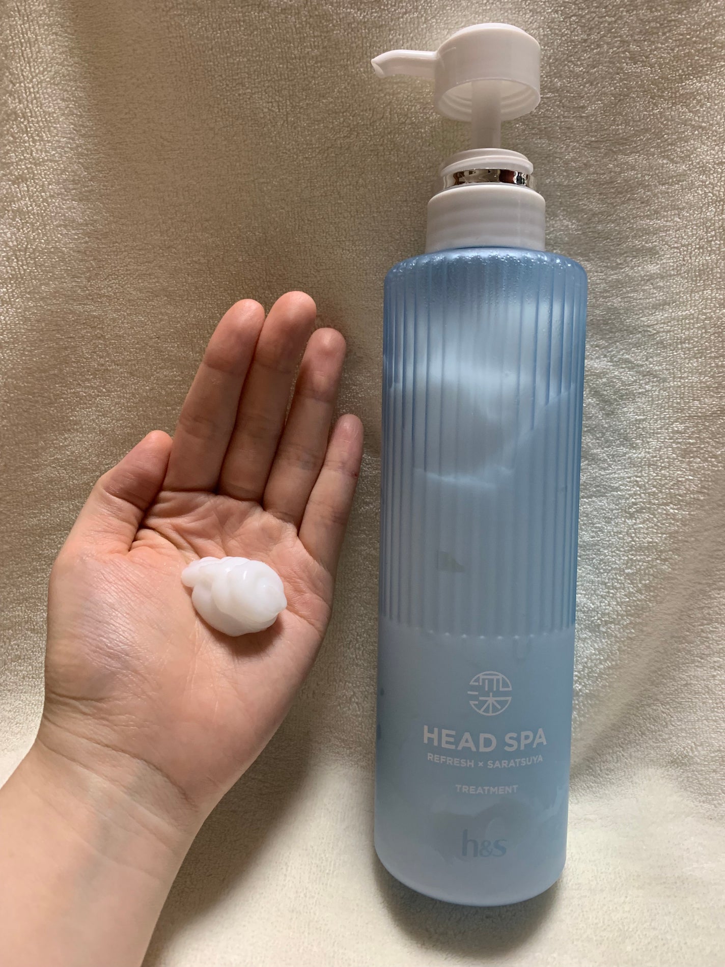 リフレッシュ × さらつや シャンプー/トリートメント/h&s/市販シャンプーを使ったクチコミ(3枚目)