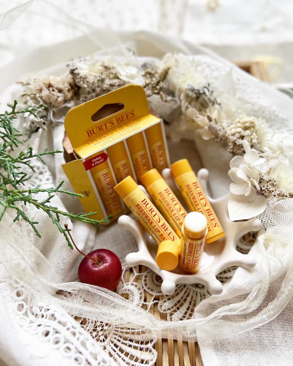 ビーズワックスリップバーム/BURT'S BEES/リップバームを使ったクチコミ（1枚目）