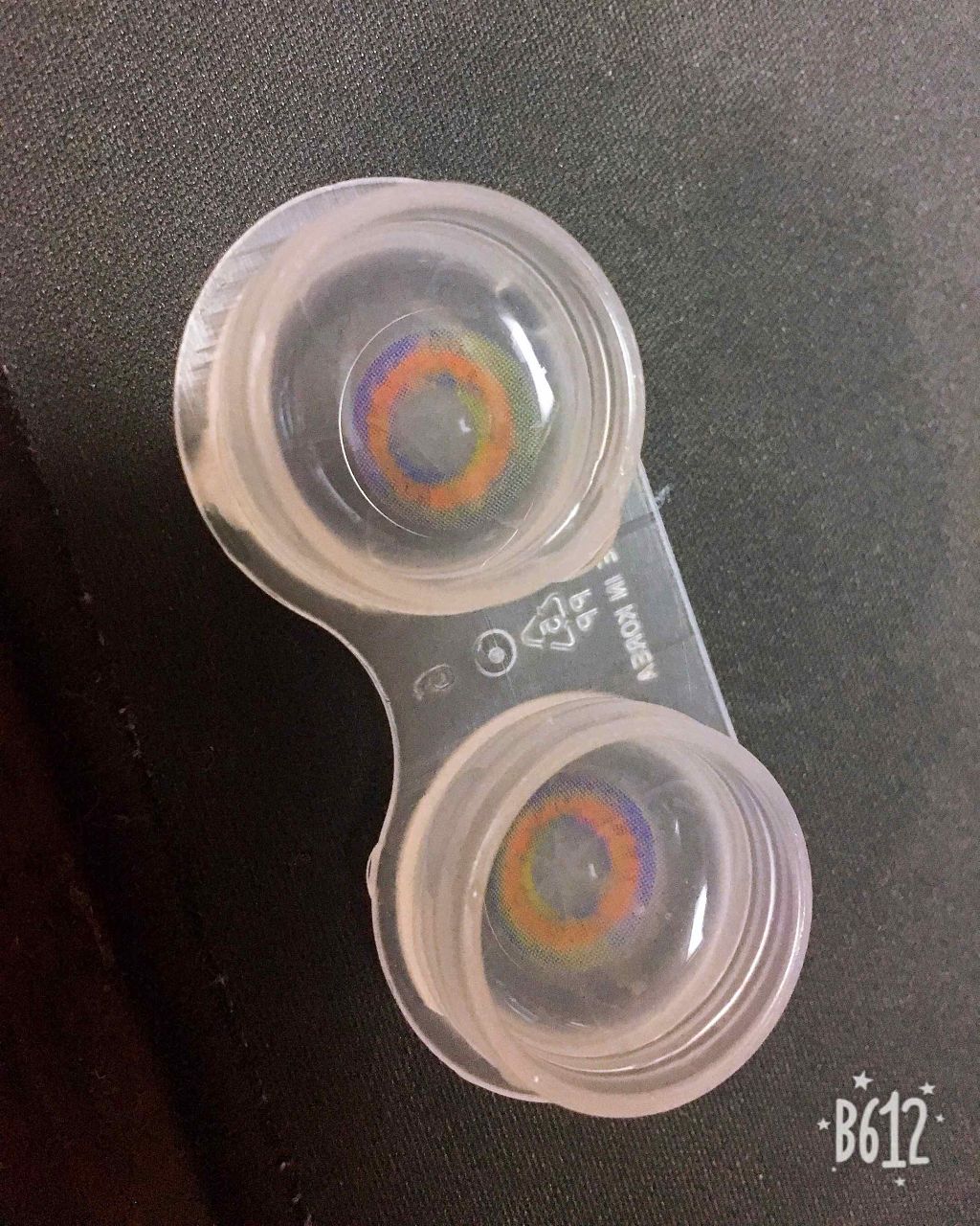 ホログラムブラウン/CLARA CONTACT/カラーコンタクトレンズを使ったクチコミ（1枚目）