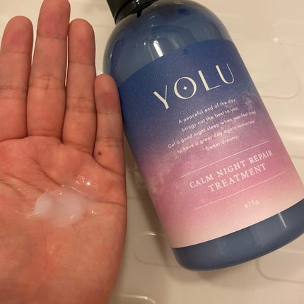 カームナイトリペアシャンプー/トリートメント/YOLU/市販シャンプーを使ったクチコミ(3枚目)