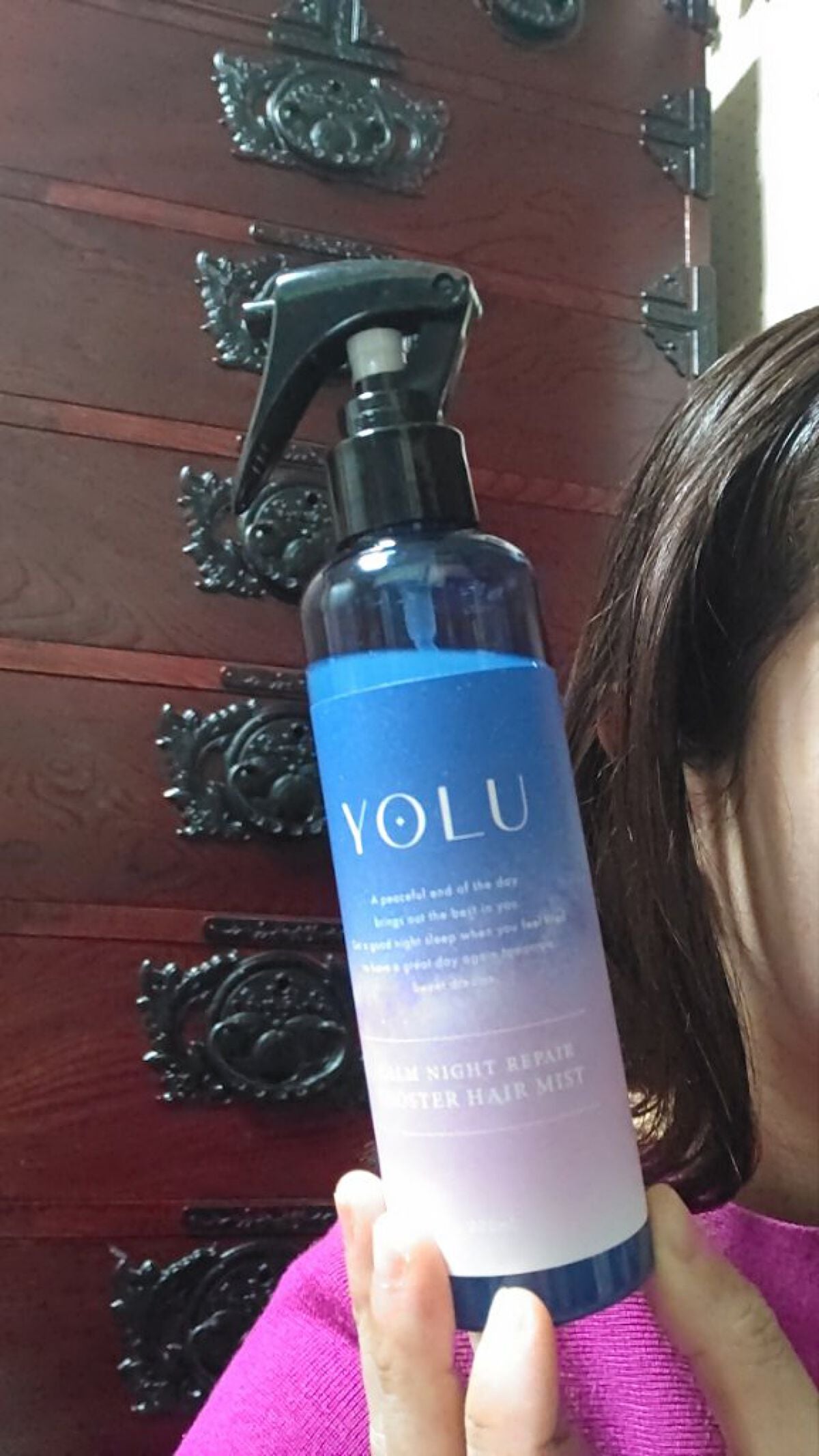 カームナイトリペアブースターヘアミスト/YOLU/プレスタイリング・寝ぐせ直しを使ったクチコミ(3枚目)