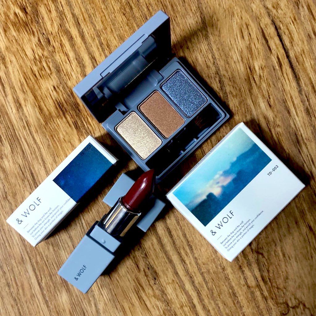 スリーサムデザイニングアイカラー/& WOLF/アイシャドウパレットを使ったクチコミ（1枚目）