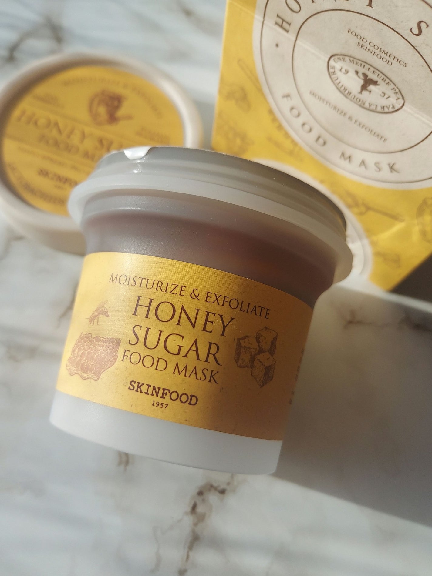 ハニーシュガー フードマスク/SKINFOOD/洗い流すパック・マスクを使ったクチコミ(3枚目)