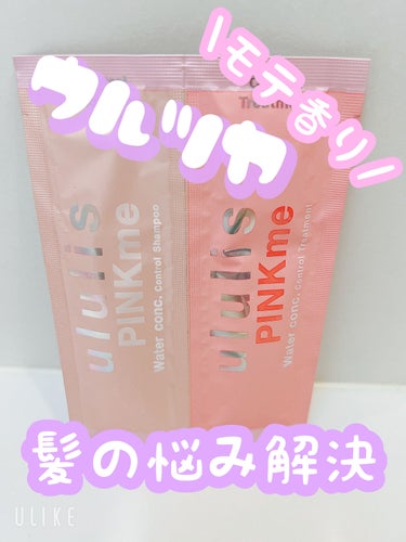 ウォーターコンク モイスト シャンプー（桜ver.)/ヘアトリートメント(桜ver.)/ululis/シャンプー・コンディショナーを使ったクチコミ（1枚目）