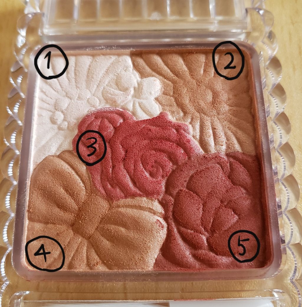 グロウフルールチークス/キャンメイク/パウダーチークを使ったクチコミ（2枚目）