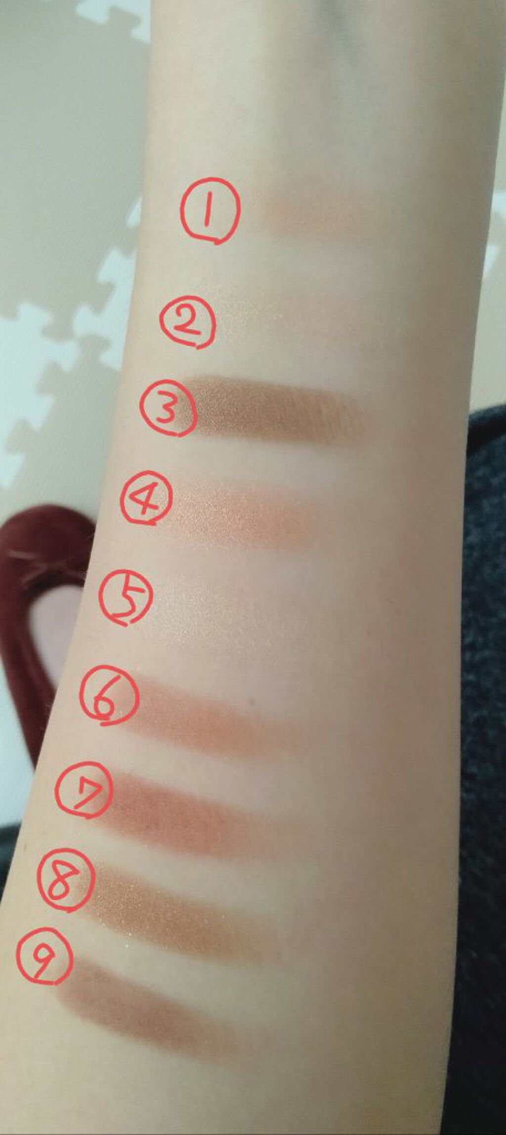 UR GLAM BLOOMING EYE COLOR PALETTE/U R GLAM/アイシャドウパレットを使ったクチコミ(3枚目)