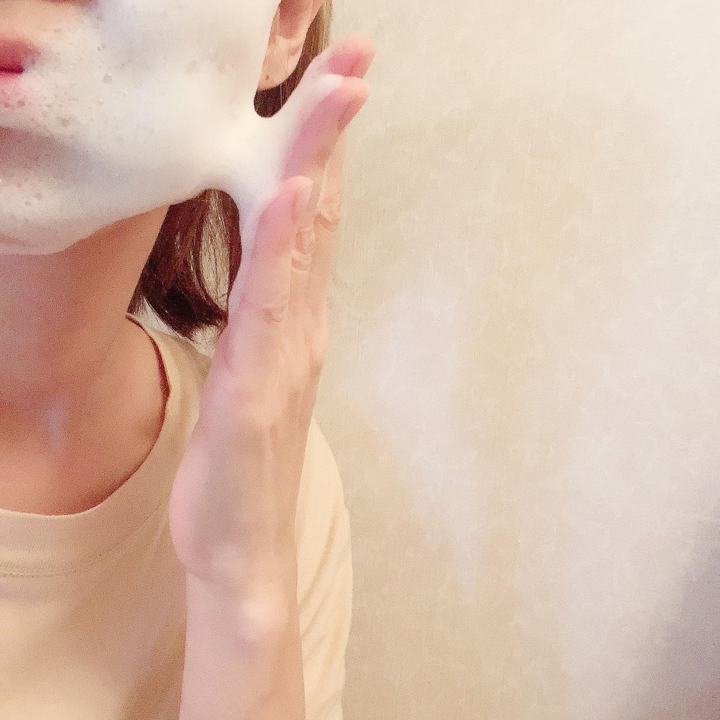 スハダオーガニックピュアソープ/スハダコスメチックス/洗顔石鹸を使ったクチコミ(3枚目)