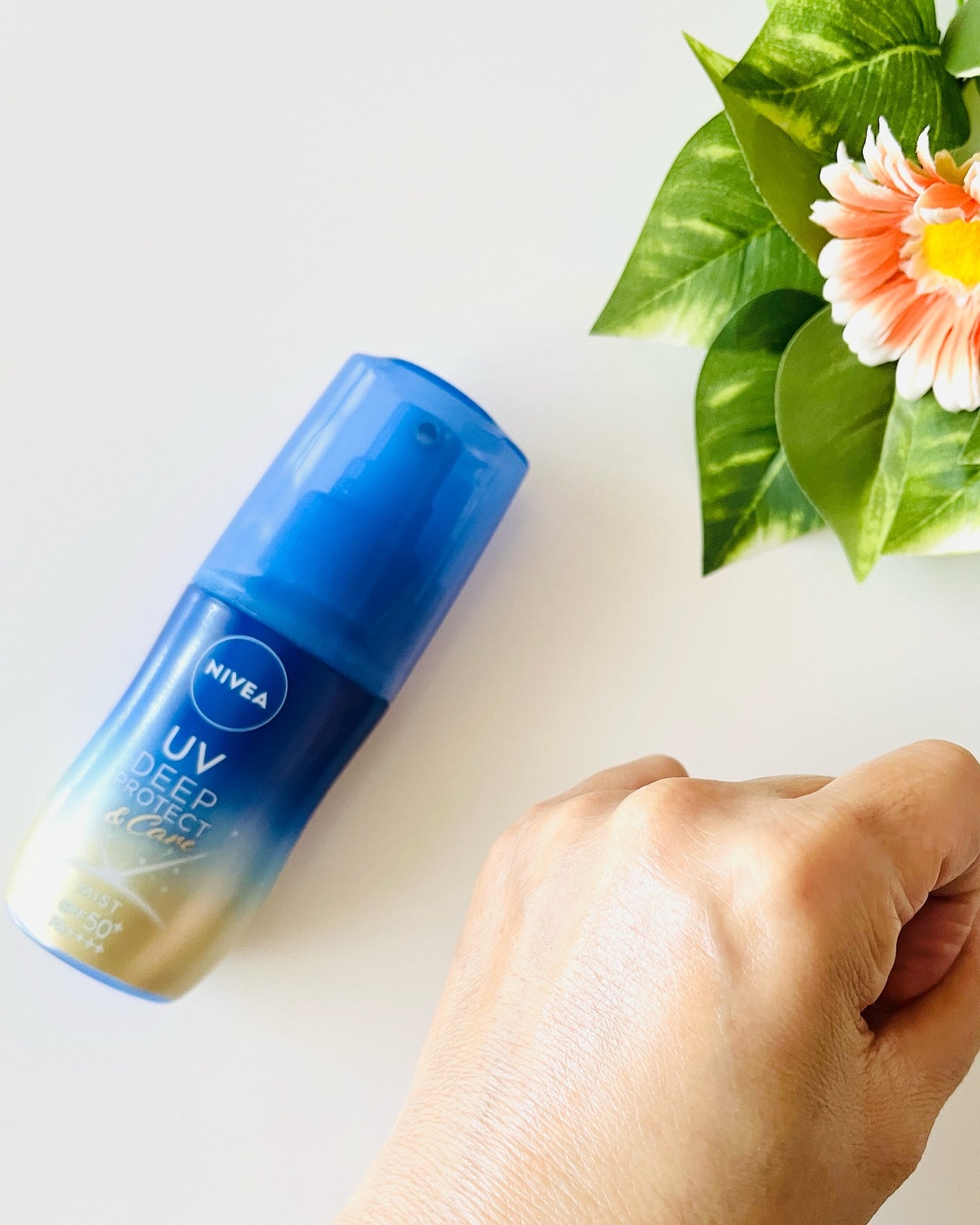 ニベアUV ディーププロテクト&ケア ミルクミスト/ニベア/日焼け止めミスト・スプレーを使ったクチコミ(4枚目)