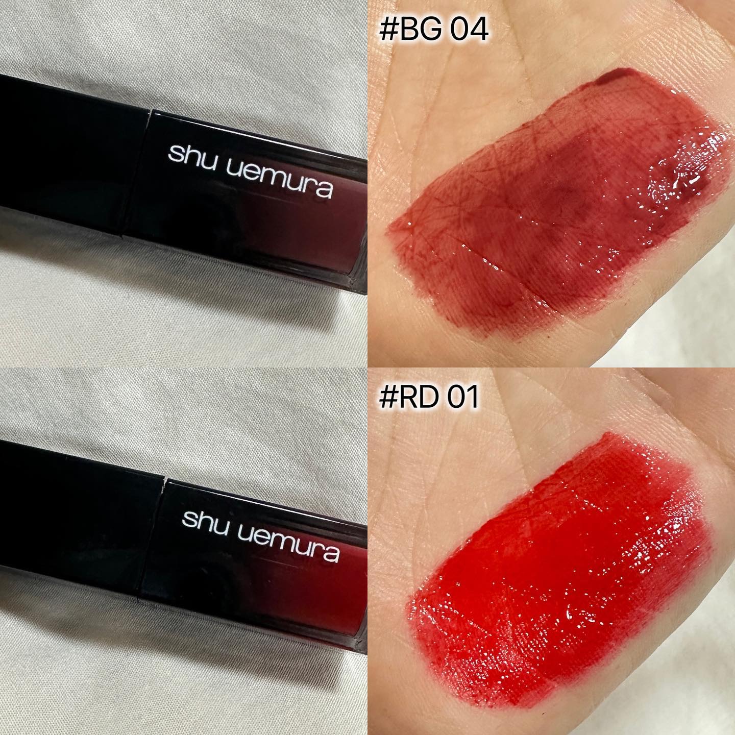  ルージュ アンリミテッド リキッド ラッカー/shu uemura/口紅を使ったクチコミ（2枚目）