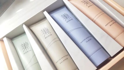 ピリオドスキンケア 美容ジェルクリーム マンスリーセット /MERIN/スキンケアキットを使ったクチコミ(6枚目)