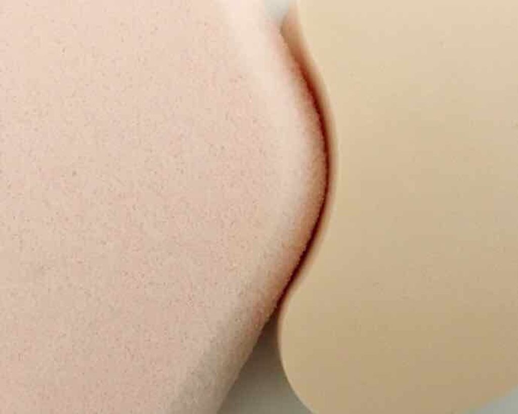 シフォンタッチスポンジ ダイヤ型/ロージーローザ/パフ・スポンジを使ったクチコミ(2枚目)