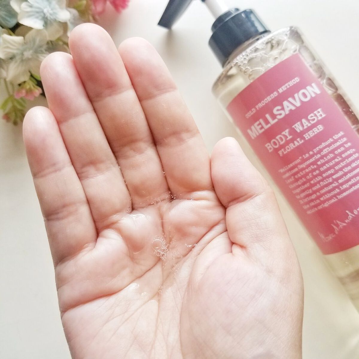 ボディウォッシュ フローラルハーブ/Mellsavon/ボディソープを使ったクチコミ（3枚目）