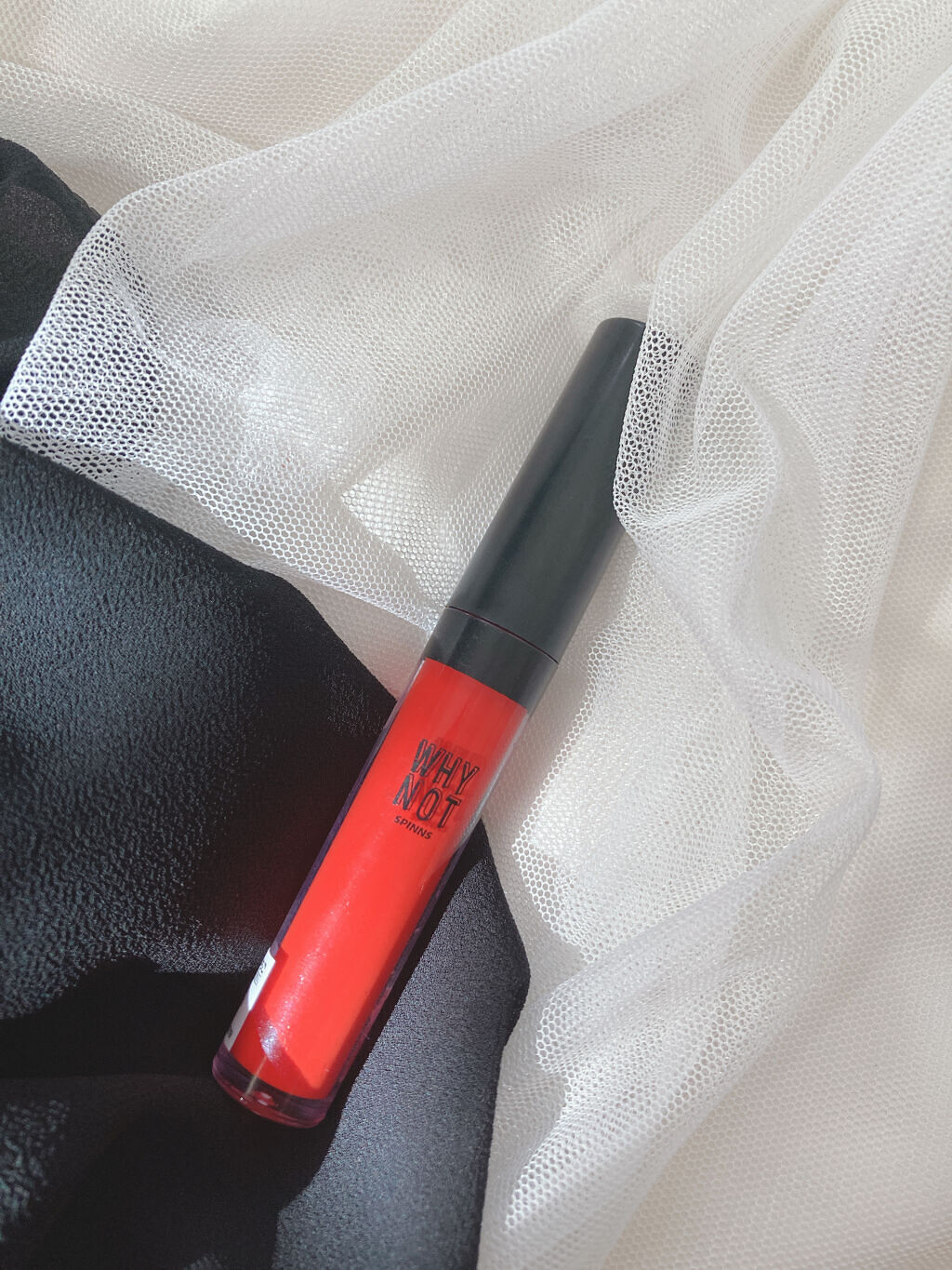 WHY NOT SPINNS リップグロス いちご/DAISO/リップグロスを使ったクチコミ（2枚目）