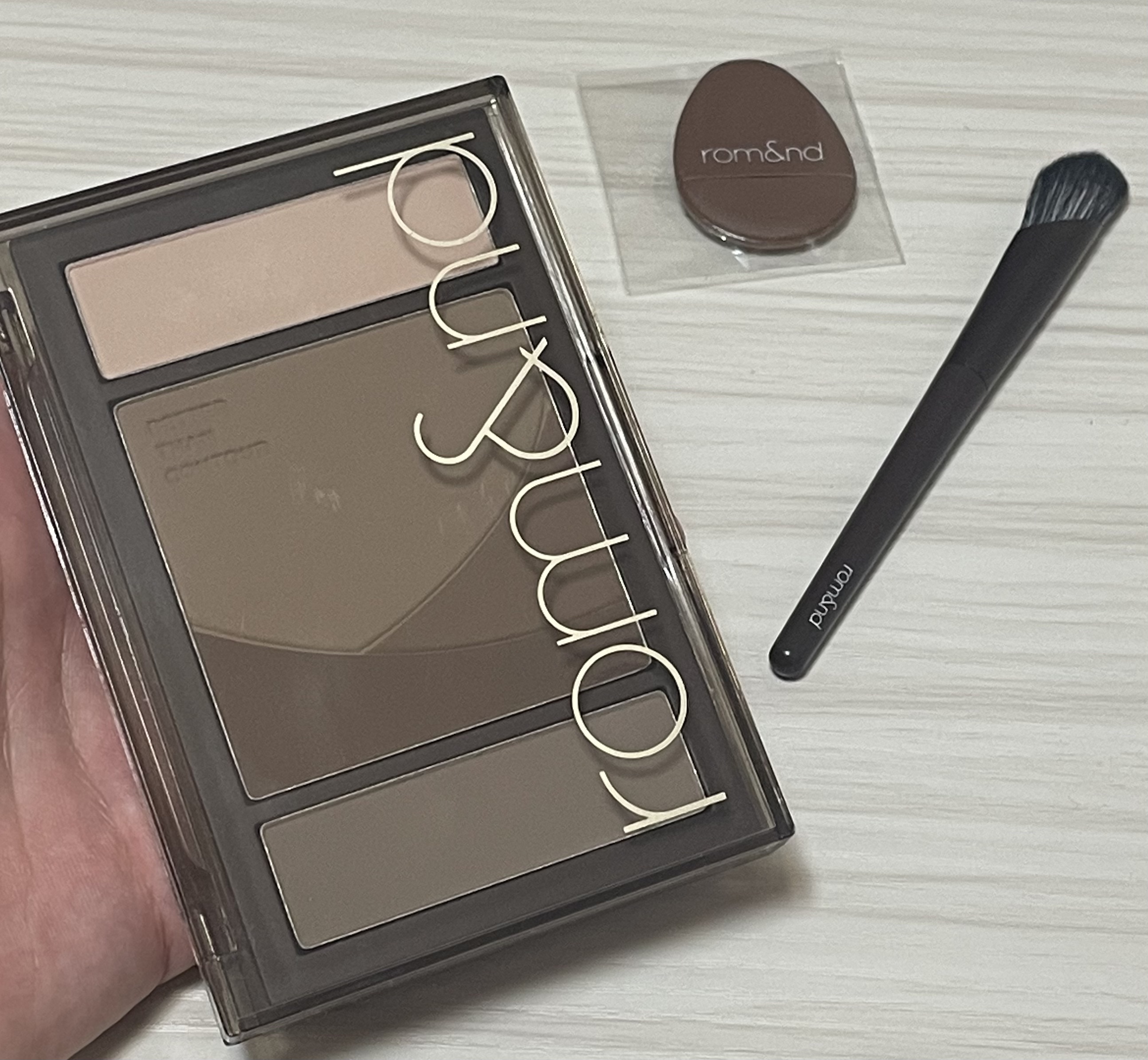 ベターザンコントゥア 02 グレークール(GRAY COOL)/rom&nd/シェーディングを使ったクチコミ（3枚目）