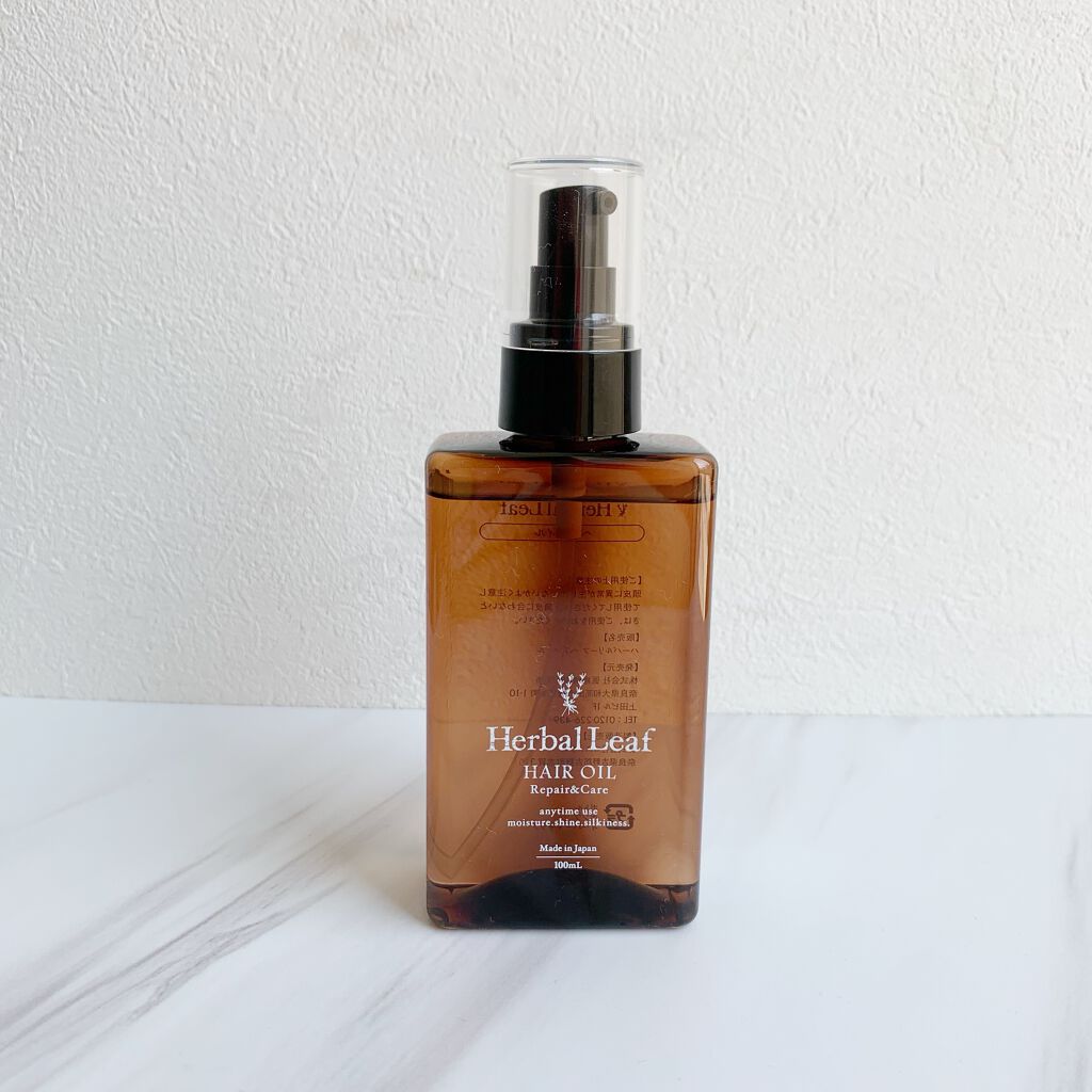 オーガニックヘアオイル フレッシュティーの香り/ハーバルリーフ/ヘアオイルを使ったクチコミ(1枚目)