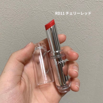 ラスティンググロスリップ/CEZANNE/口紅を使ったクチコミ(2枚目)