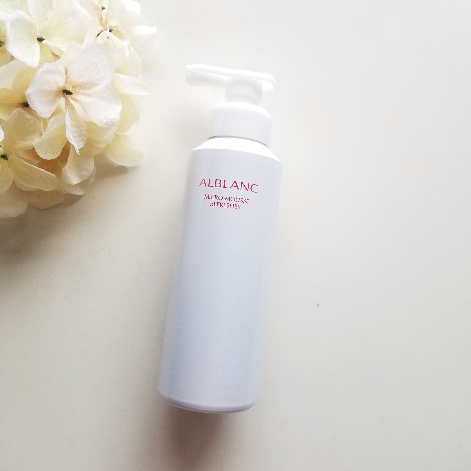 マイクロムース リフレッシャー/ALBLANC/泡洗顔を使ったクチコミ（1枚目）