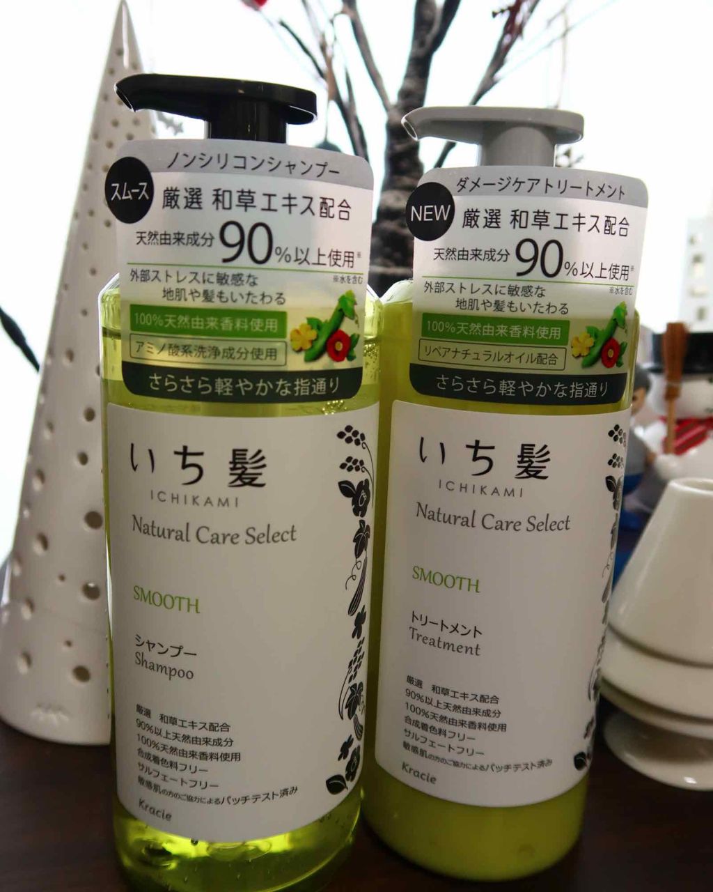 ナチュラルケアセレクト スムース シャンプー／トリートメント/いち髪/市販シャンプーを使ったクチコミ（1枚目）