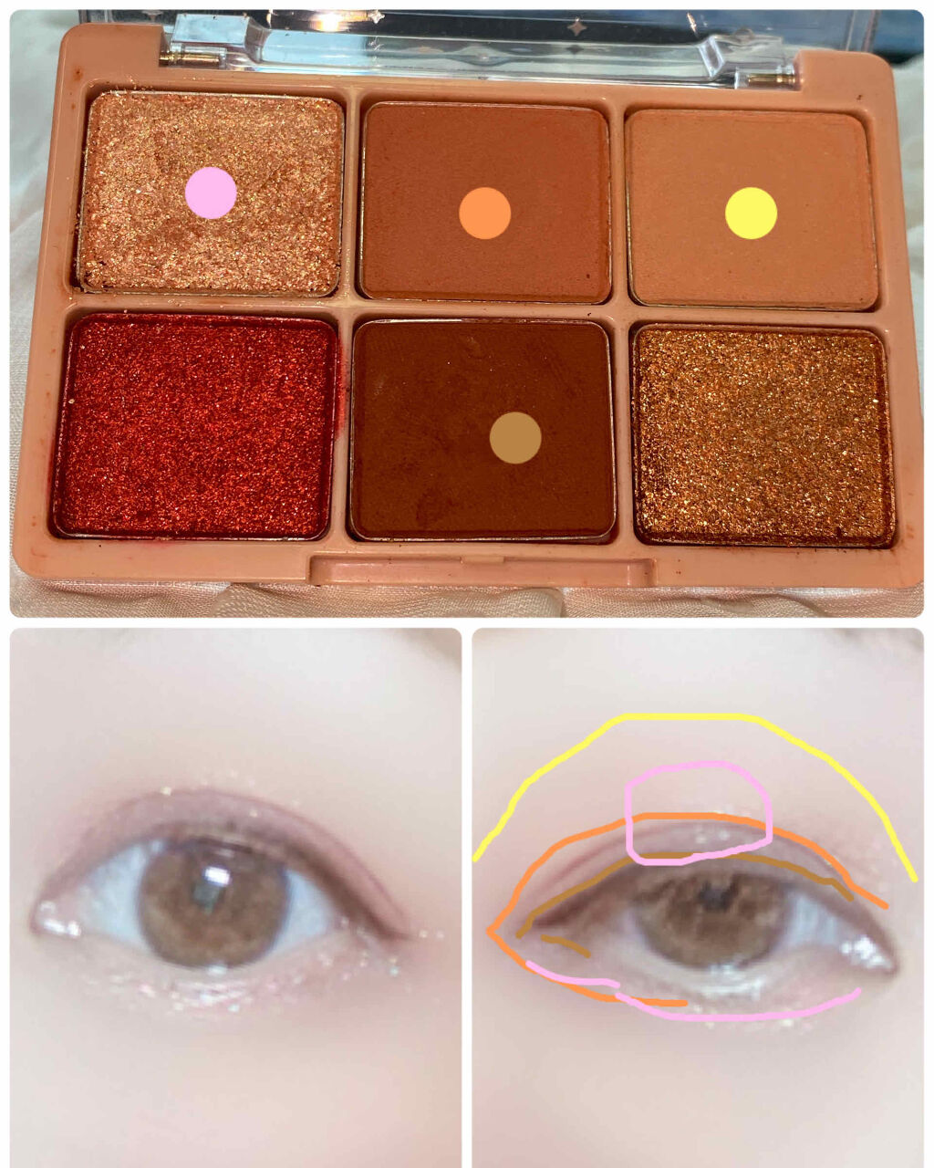 シャバンシャバンアイシャドウバーパレット/CORINGCO/アイシャドウパレットを使ったクチコミ（3枚目）