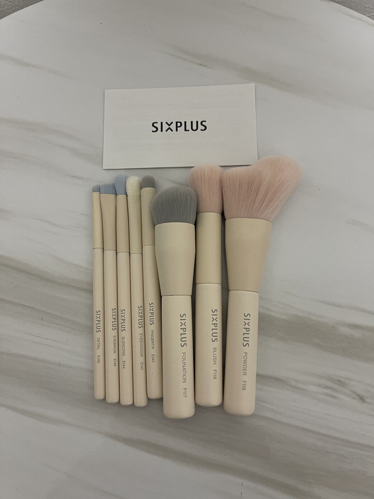 メイクブラシ8本セット-Artistシリーズ/SIXPLUS/メイクアップキットを使ったクチコミ（2枚目）