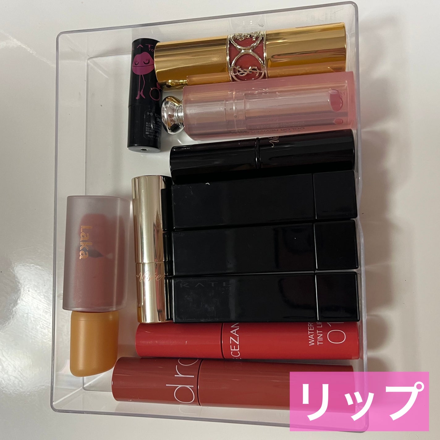 3段式クリアーケース/DAISO/その他化粧小物を使ったクチコミ(3枚目)