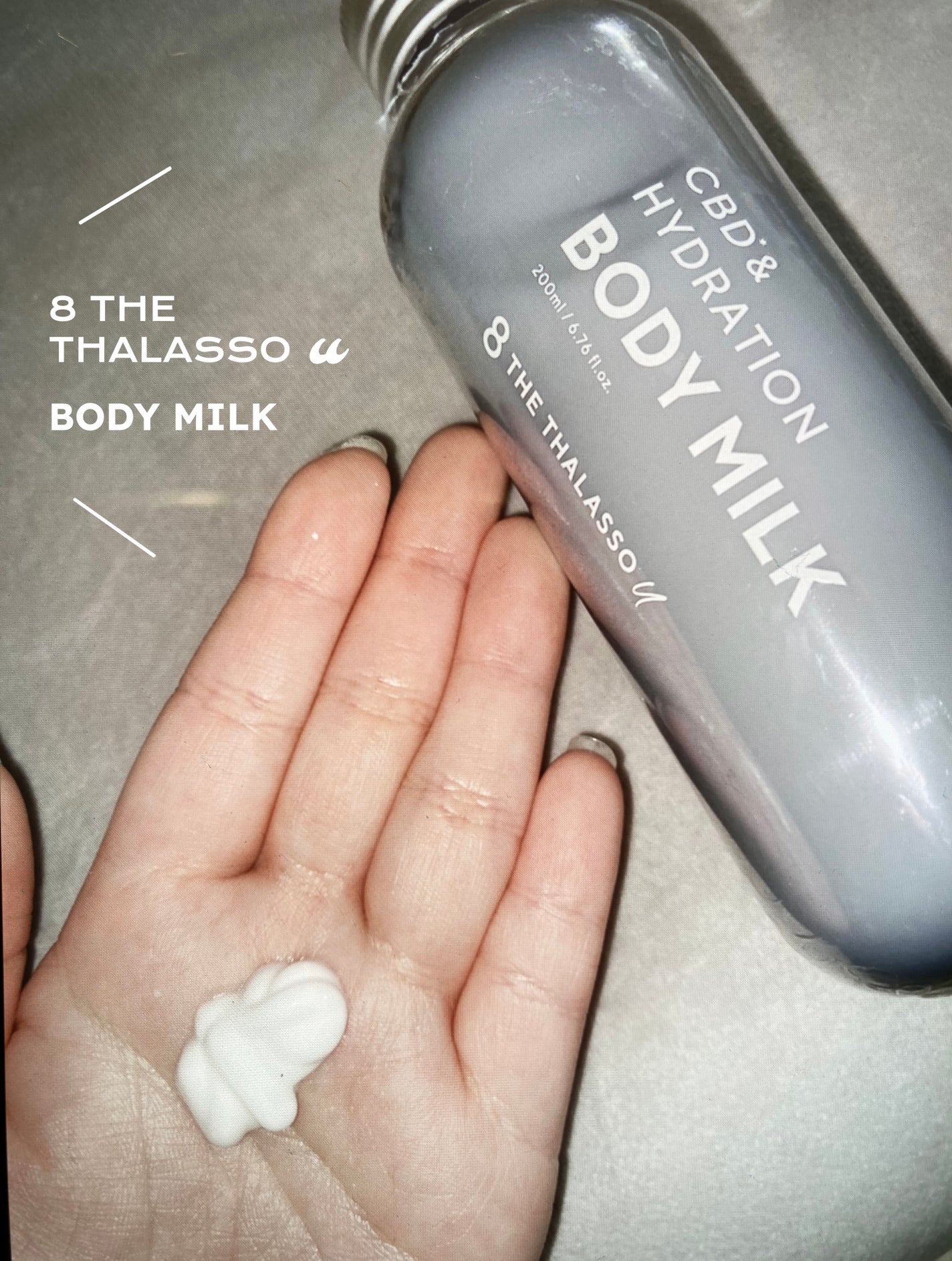 エイトザタラソ ユー CBD&ハイドレーション 美容液ボディミルク/エイトザタラソ/ボディミルクを使ったクチコミ(1枚目)