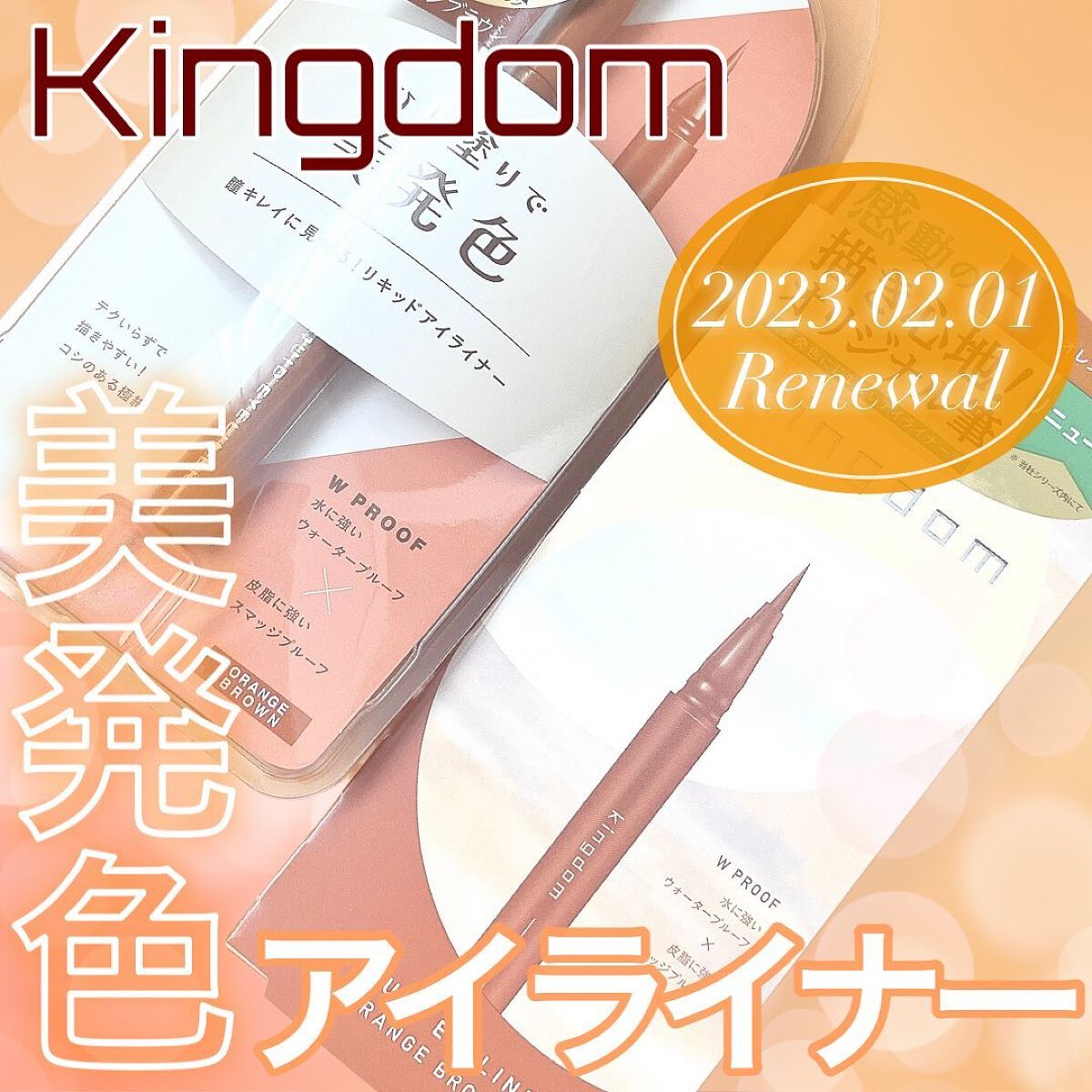 リキッドアイライナーWP		/キングダム/リキッドアイライナーを使ったクチコミ（1枚目）