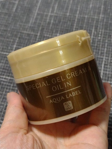 スペシャルジェルクリームA(オイルイン)/アクアレーベル/オールインワン化粧品を使ったクチコミ(2枚目)