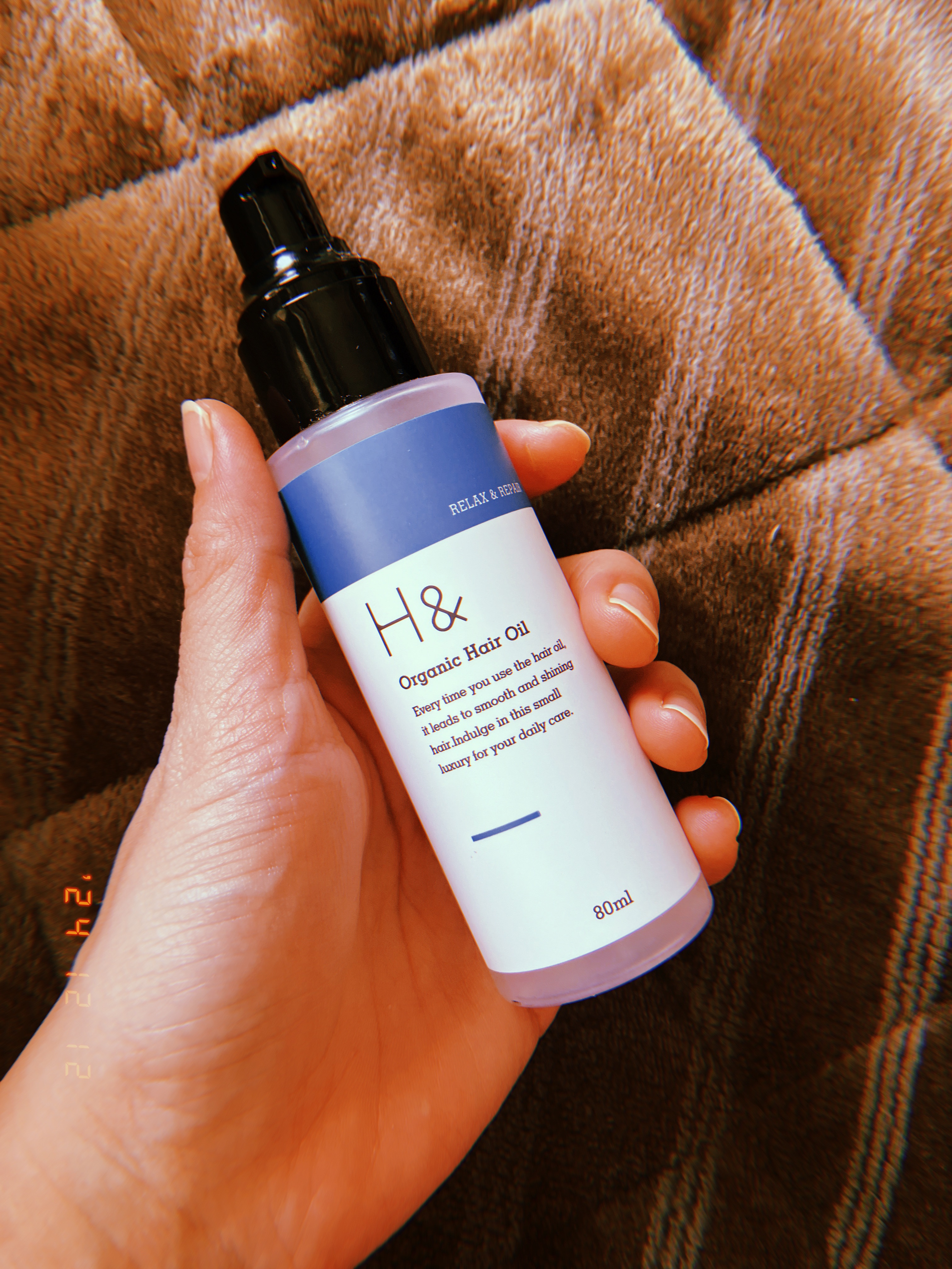 オーガニックヘアオイル/h&s/ヘアオイルを使ったクチコミ（2枚目）