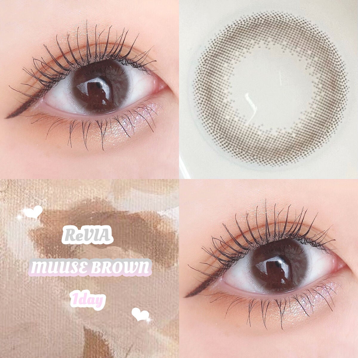 ReVIA CIRCLE 1day/ReVIA/ワンデー(1DAY)カラコンを使ったクチコミ(1枚目)